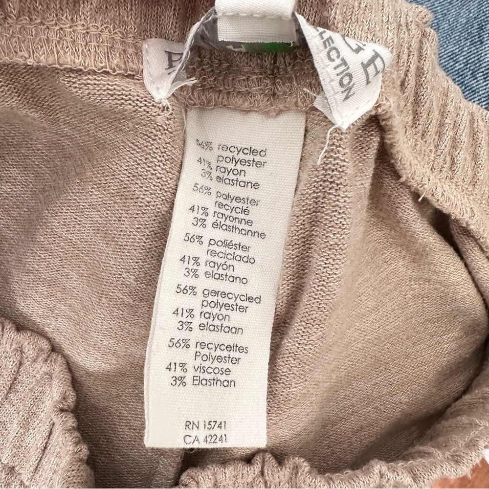 PJ SALVAGE Reloved Collection Loungewear Lounge Pant XS Tan - Picture 5 of 5